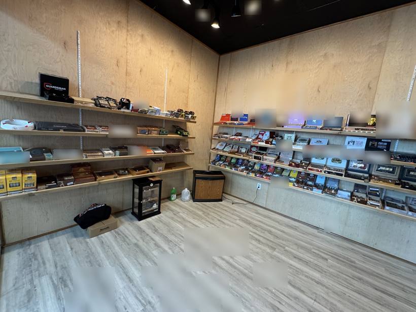 Premium cigar case and lighter display